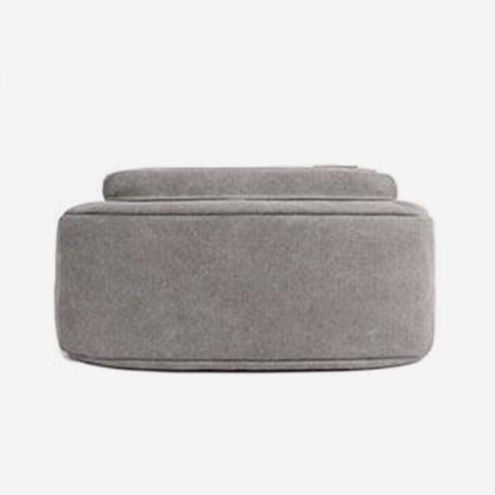 Damen Handtasche aus Canvas mit Griff und mehreren Taschen, Umhängetasche, Schultertasche, Tote, Geldbörse