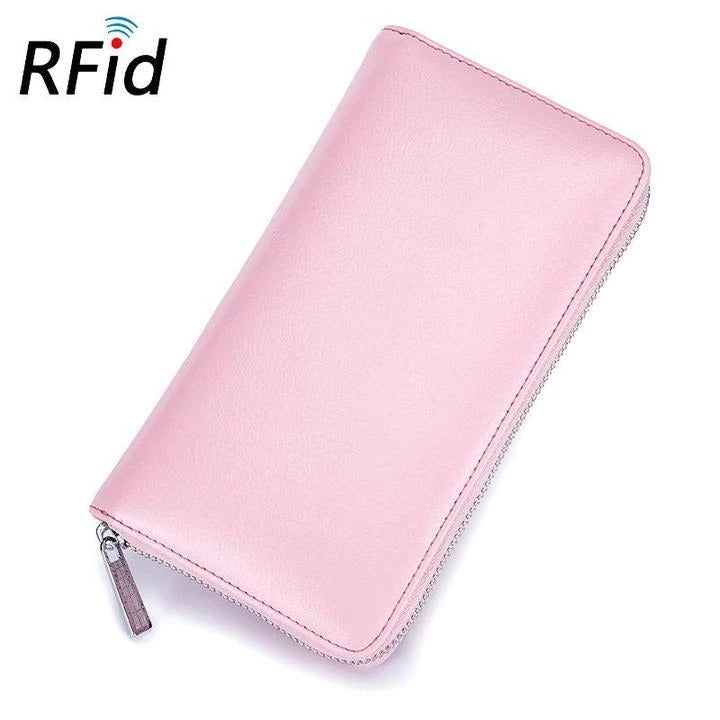 RFID-Kartenetui aus echtem Leder