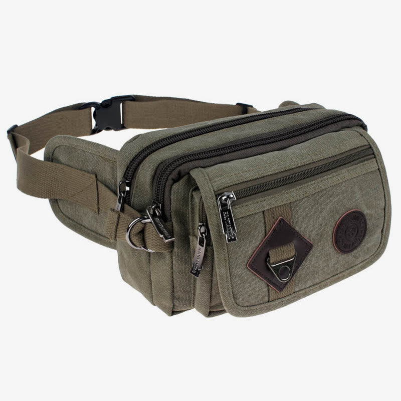 Canvas Gürteltasche Outdoor Reiten Herren Sport Hüfttasche