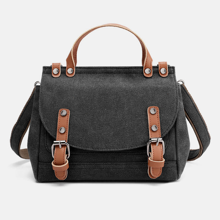 Canvas große Kapazität Vintage Umhängetasche Handtasche