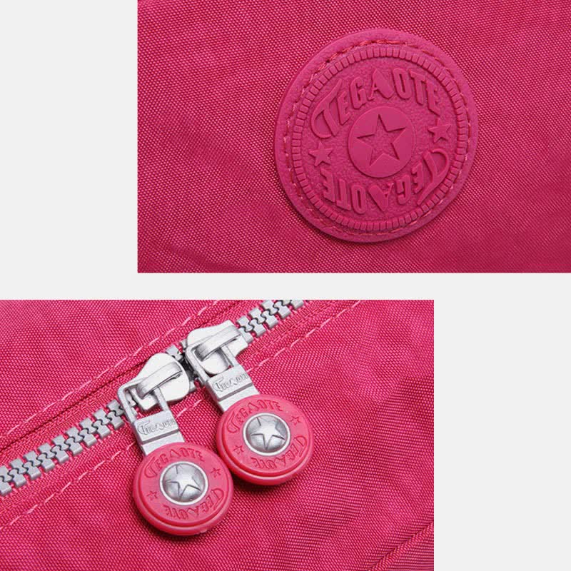 Umhängetasche für Damen, leicht, mehrere Taschen, lässige Schultertasche aus Segeltuch