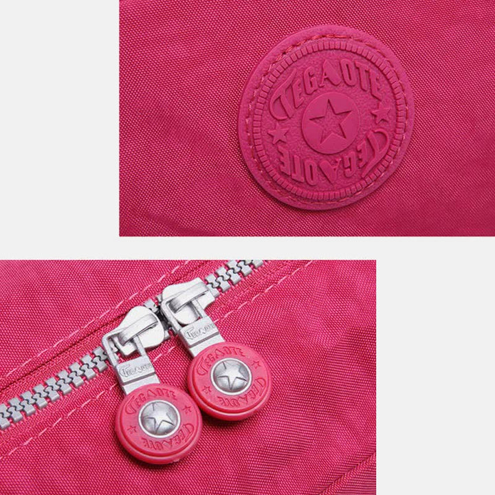 Umhängetasche für Damen, leicht, mehrere Taschen, lässige Schultertasche aus Segeltuch