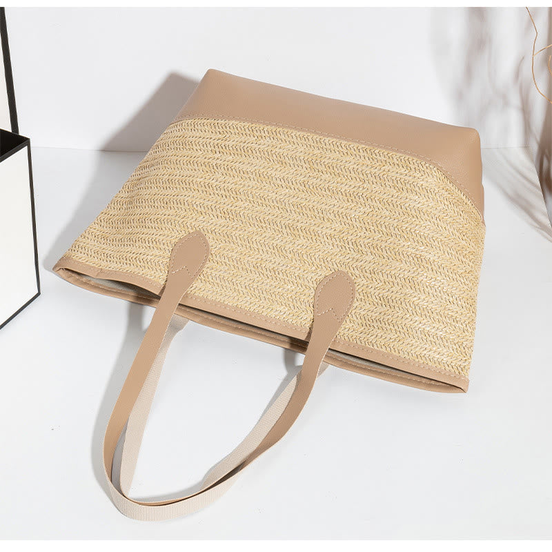 Tragetasche für Damen, einfache, lässige, tragbare Tasche mit großem Fassungsvermögen
