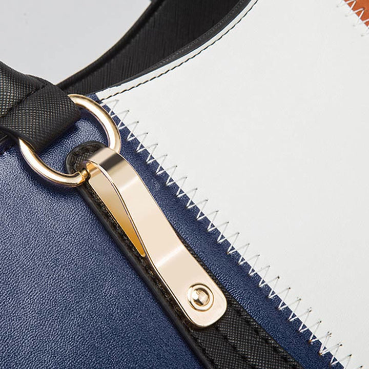 Taschenset in Kontrastfarbe für Damen, schlichte, elegante Damentasche