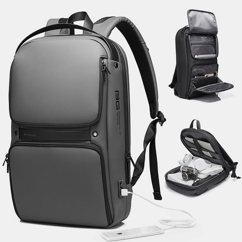 Wasserdichter Multifunktions-Business-Laptop-Rucksack für Herren mit USB-Ladeanschluss