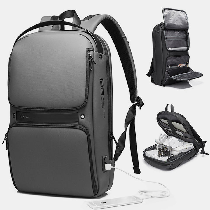 Wasserdichter Multifunktions-Business-Laptop-Rucksack für Herren mit USB-Ladeanschluss