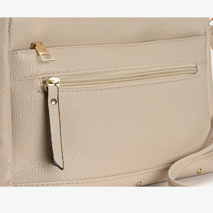 Minimalistische, einfarbige Telefontasche für Damen, quadratische Umhängetasche