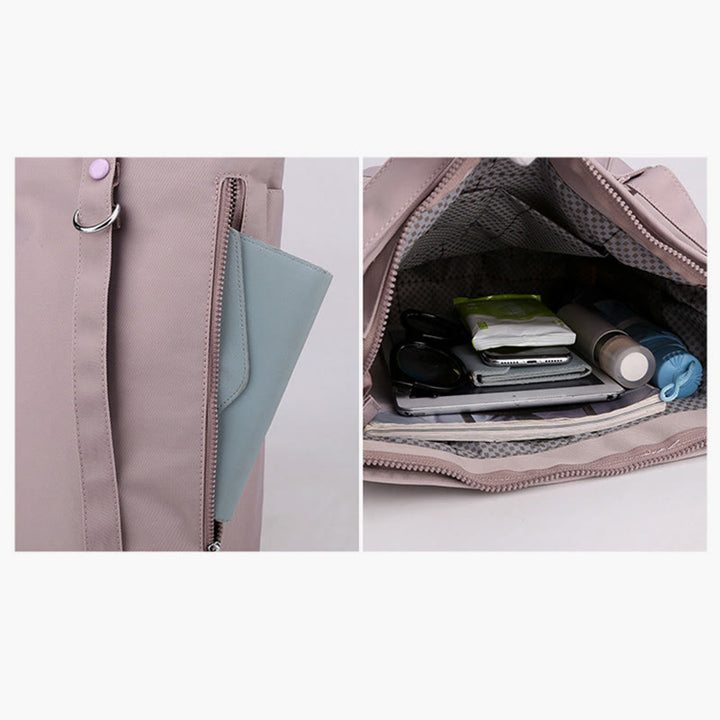 Tragetasche für Damen, leicht, wasserdicht, multifunktional, aus Nylon