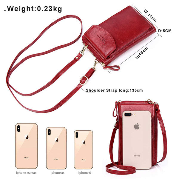 Multifunktionale Telefontasche mit Kartenfächern