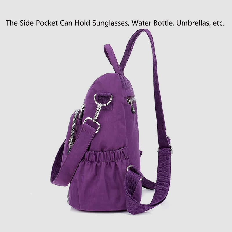 Wasserdichter, stahlsicherer, leichter Umhängetaschen-Rucksack
