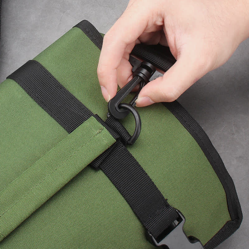 Werkzeug-Rolltasche, robuster Werkzeug-Organizer mit 4 herausnehmbaren Beuteln