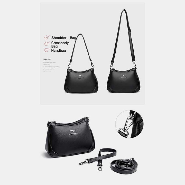 3-Wege-Verwendung, große Schultertasche, Umhängetasche, Handtasche