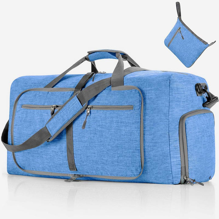 Aufbewahrungstasche für unterwegs, zusammenklappbar, tragbar, große Kapazität, Fitness-Reisetasche