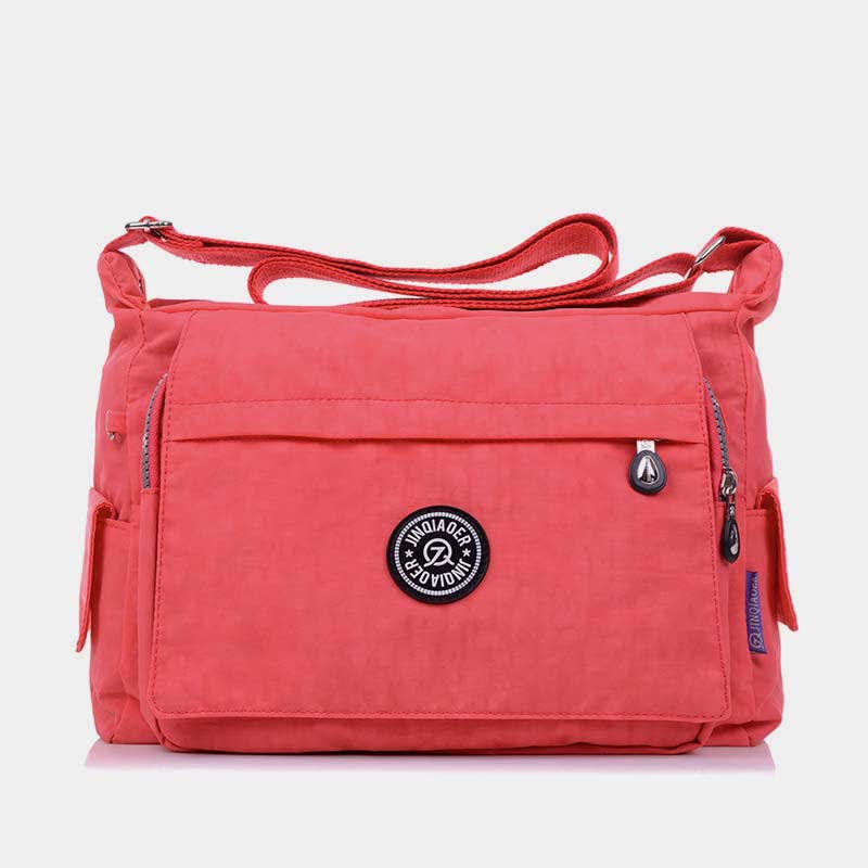 Umhängetasche Kleine Geldbörse für Damen Nylon Schultertasche mit Multi-Tasche