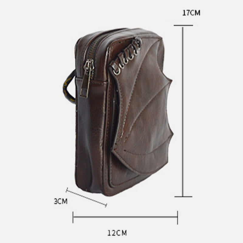 Verstellbare Umhängetasche für Damen, Punk-Hüfttasche, Handytasche