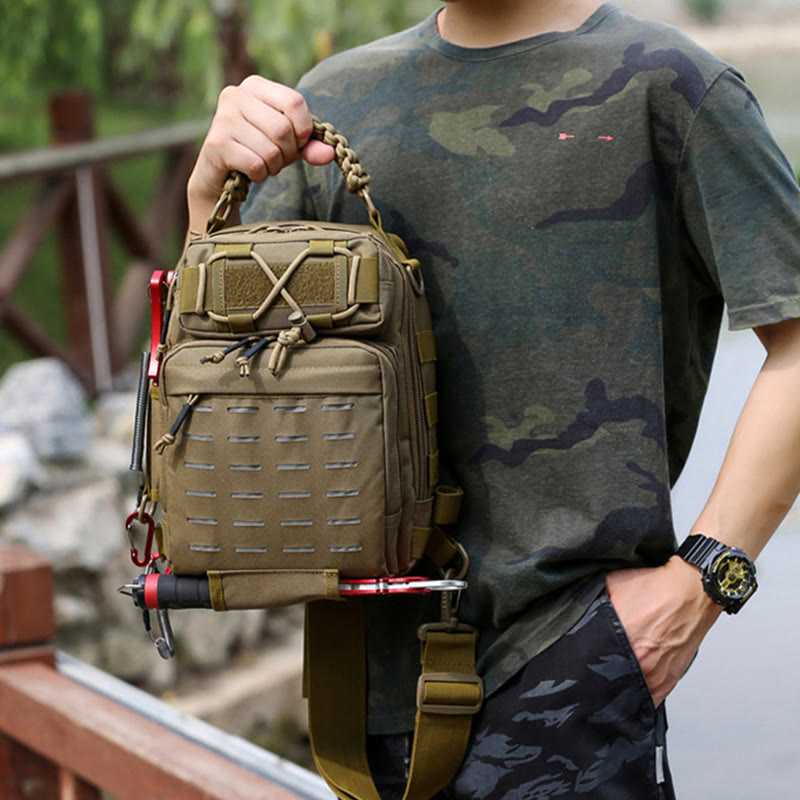 Tatical Brusttasche für Herren, Umhängetasche für Outdoor-Training