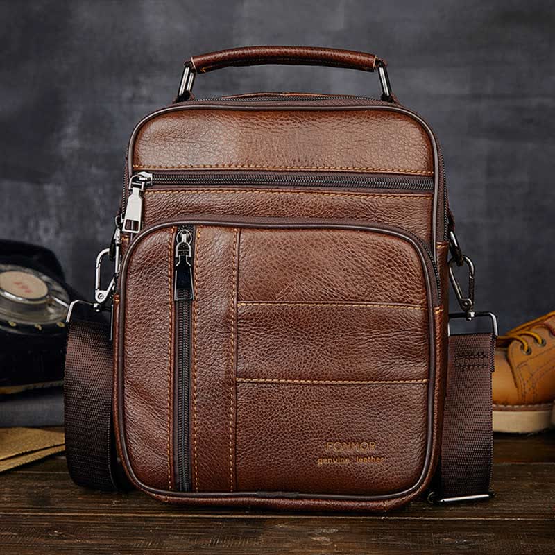 Messenger Bag für Herren, für Geschäftsreisen, kleine Umhängetasche