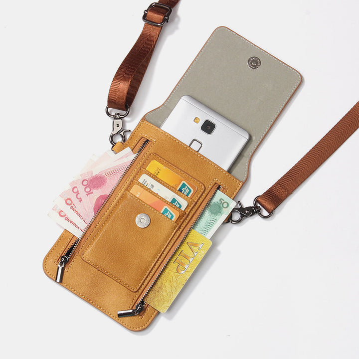 Multifunktionale, klassische Umhängetasche fürs Telefon