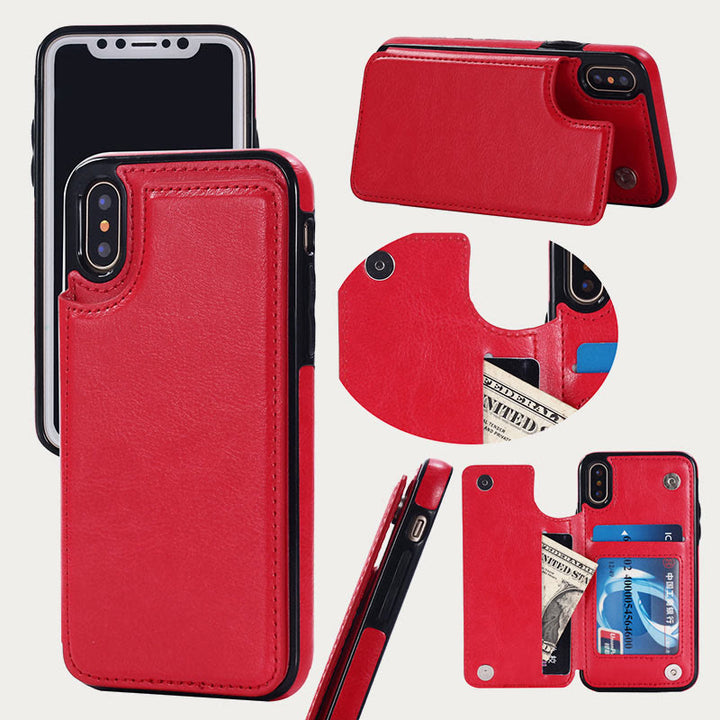 Handyhülle für iPhone 13/14 Samsung S22/S20 Magnetische Brieftaschenhülle