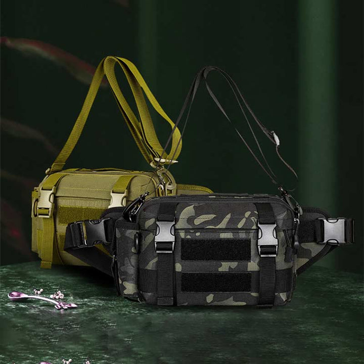 Große Camo Tactical Bag für Sport Nylon Umhängetasche Hüfttasche
