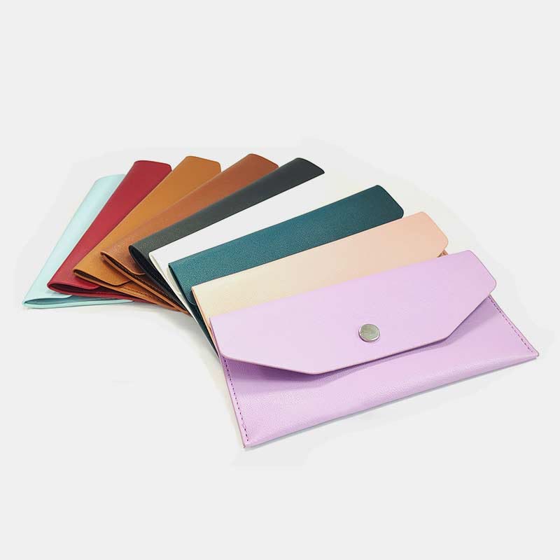 Geldbörse für Damen, 3-teilig, minimalistisch, Geldkarten, Lederumschlag, Party-Geldbörse