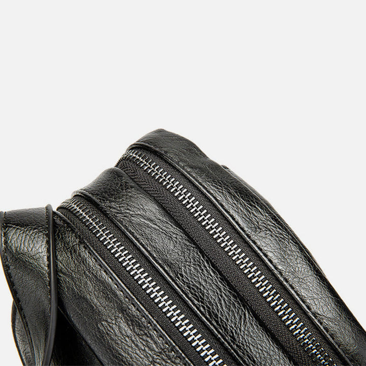 Schultertasche für Herren, Freizeit, Sport, Umhängetasche aus Leder