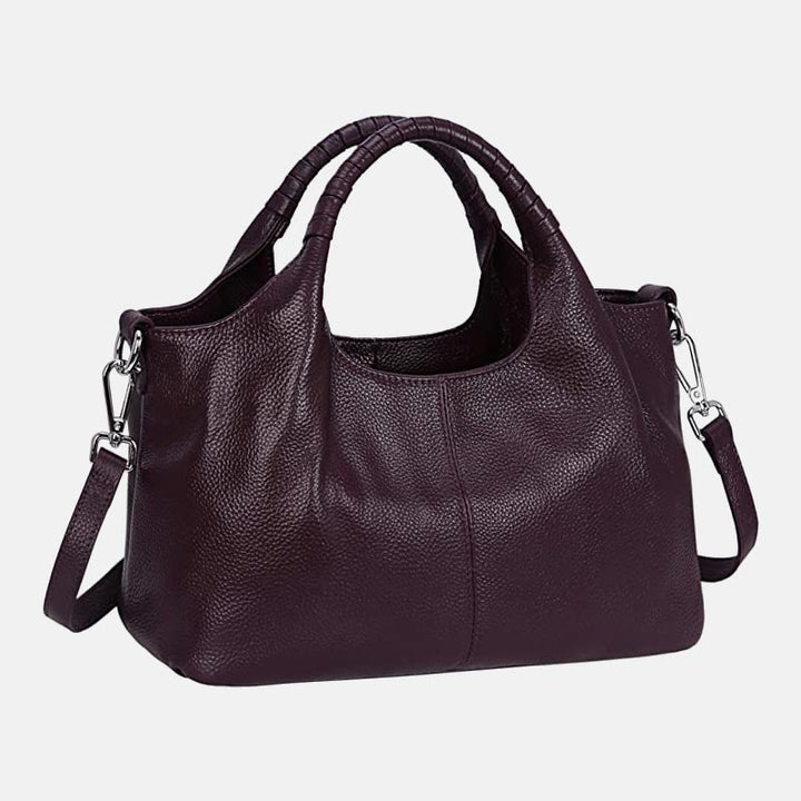 Tragetasche für Damen aus echtem Leder, für die Freizeit und den täglichen Gebrauch, Umhängetasche