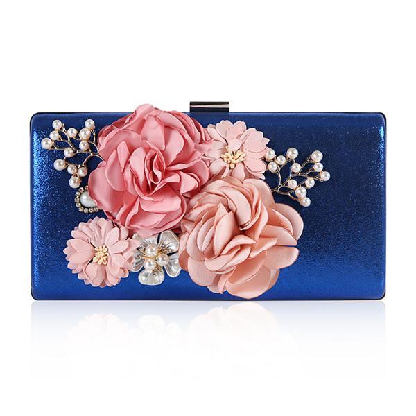 Abendtasche mit Blumenmuster
