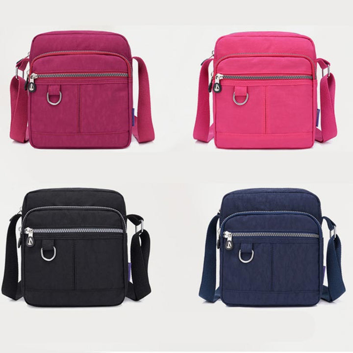 Damen Umhängetasche mit mehreren Taschen, lässige Reise-Schultertasche