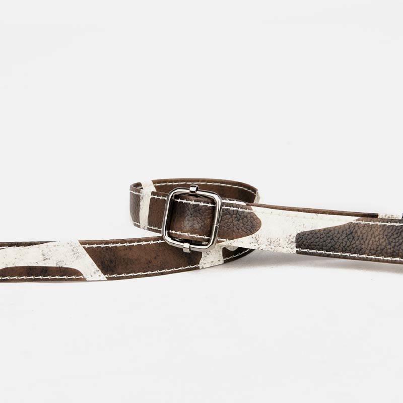 Tragetasche mit Leopardenmuster, Set aus Leder, Handtasche für Damen