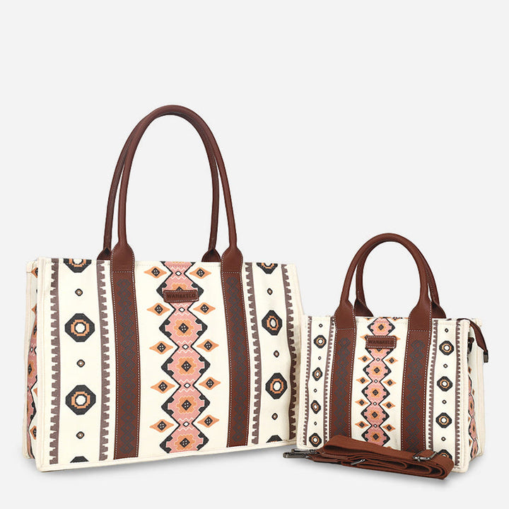 Retro Bohemian Tote für Damen, elegante Umhängetasche, Handtasche