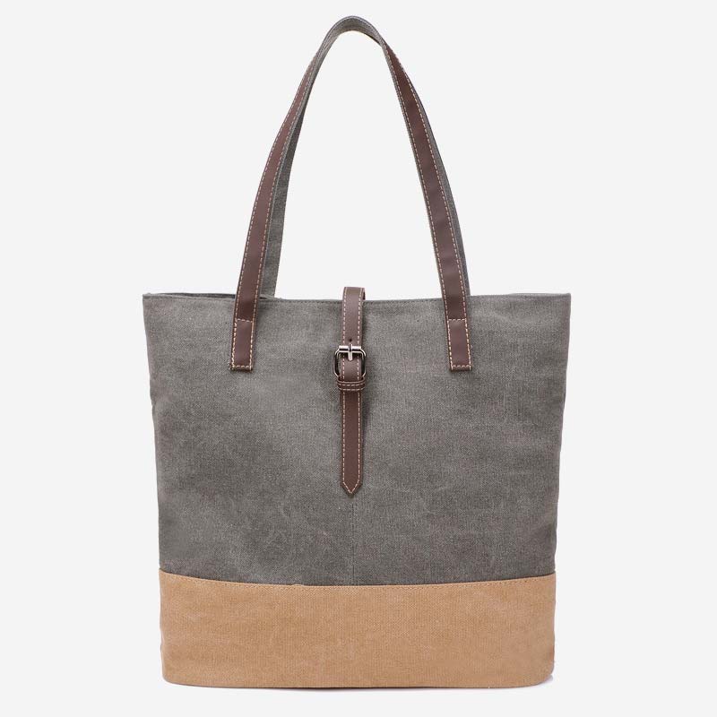 Große Kapazität Vintage Schwere Stil Handtasche Schultertasche