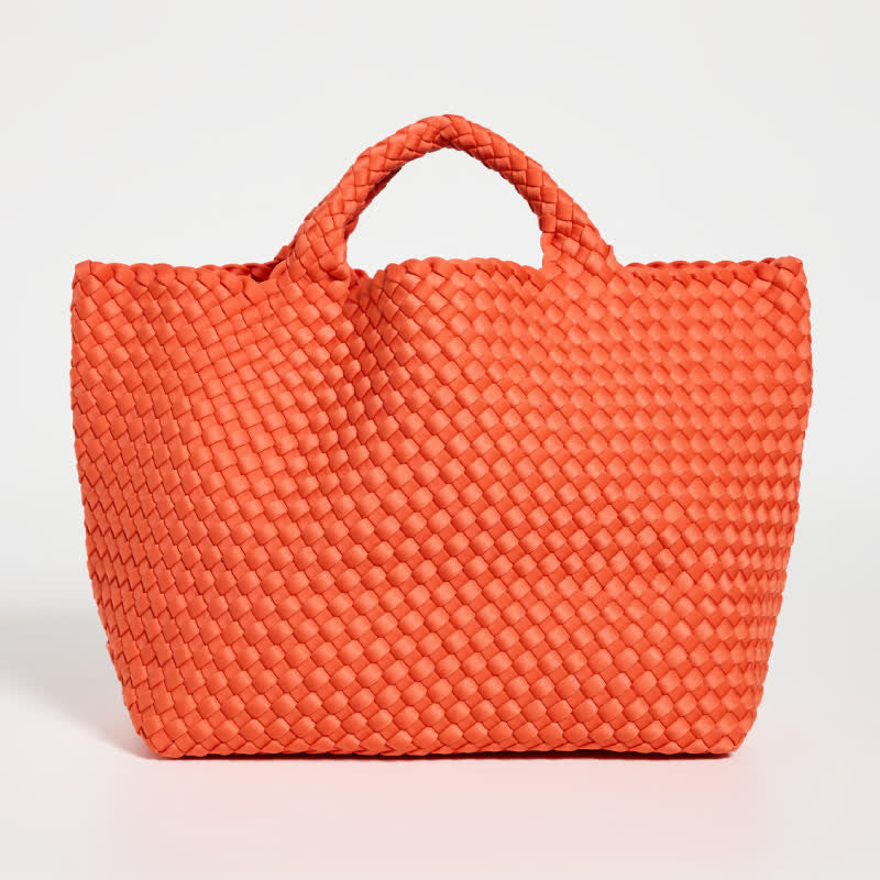 Handtasche für Damen, groß, für den Sommer oder den Strand, Kunstleder, Tragetasche