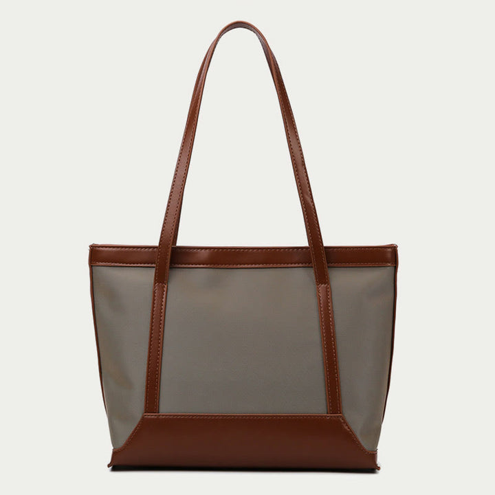 Große Tragetasche, robuste Schulterhandtasche aus PU-Leder