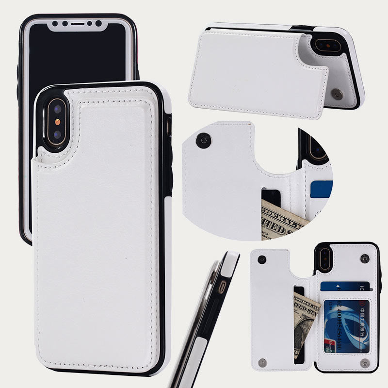 Handyhülle für iPhone 13/14 Samsung S22/S20 Magnetische Brieftaschenhülle