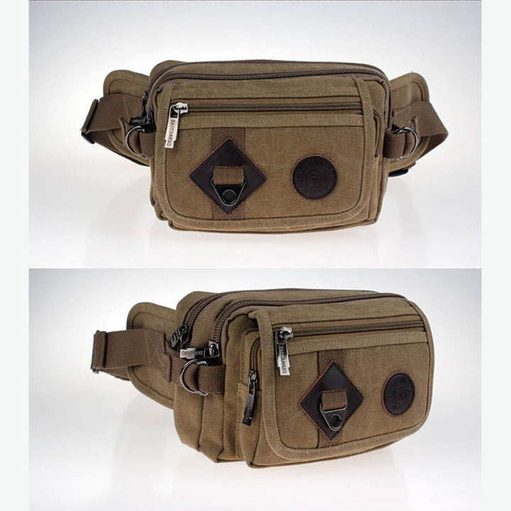Canvas Gürteltasche Outdoor Reiten Herren Sport Hüfttasche