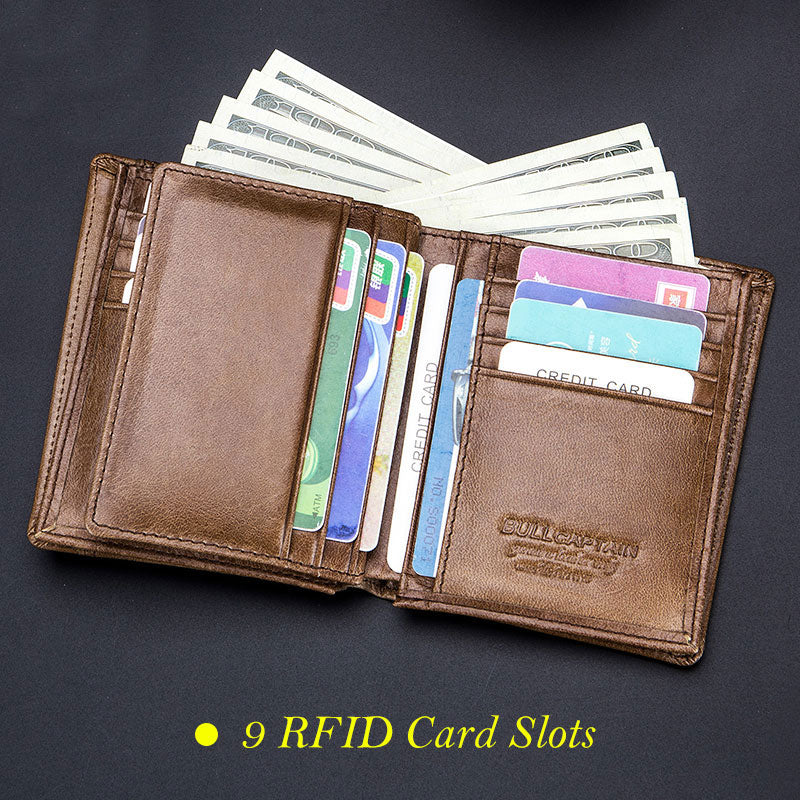 RFID Multi-Slot Retro Geldbörse