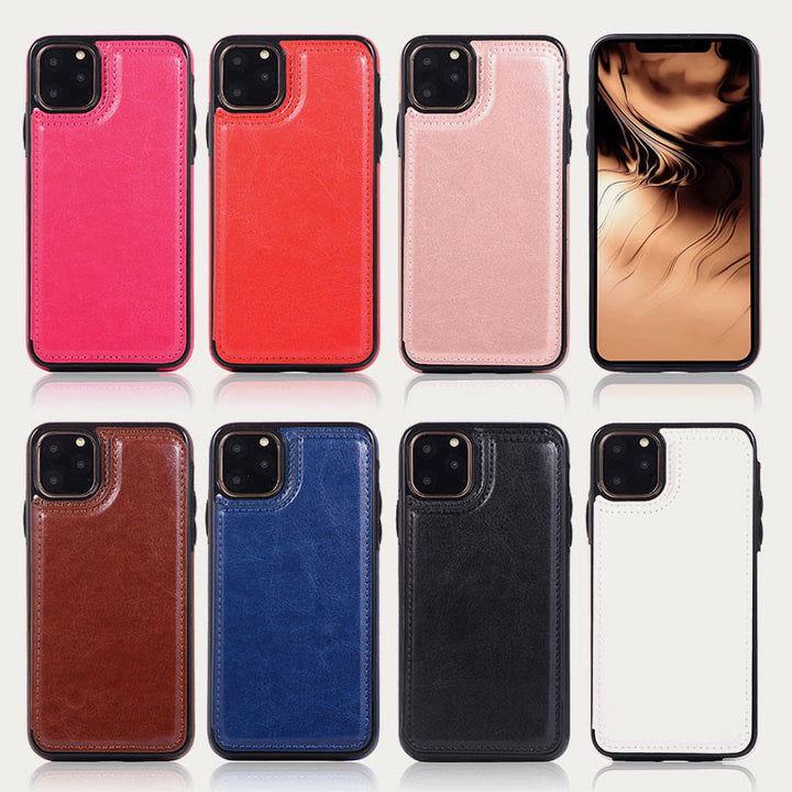 Handyhülle für iPhone 13/14 Samsung S22/S20 Magnetische Brieftaschenhülle