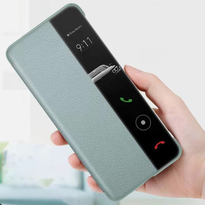 Huawei Mate-Serie - Seitenfenster - Anti-Drop-Klapptelefonhülle