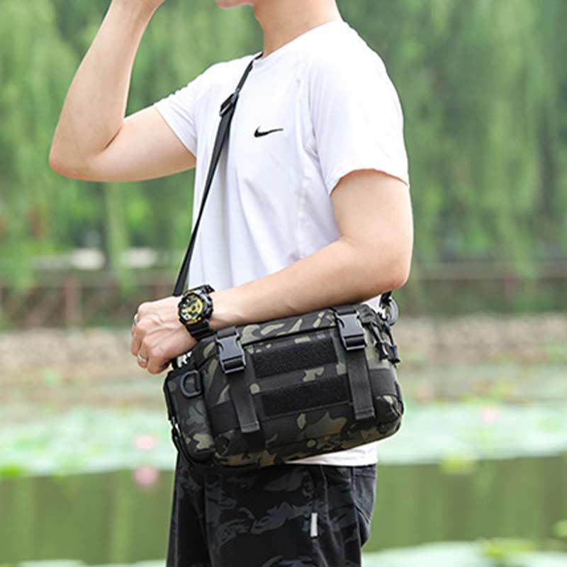 Große Camo Tactical Bag für Sport Nylon Umhängetasche Hüfttasche