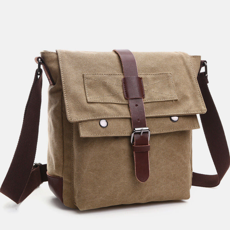 Retro Business Messenger Bag mit mehreren Taschen