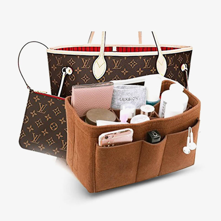 Aufbewahrungstasche für Zuhause, große Kapazität, Filztasche mit mehreren Fächern