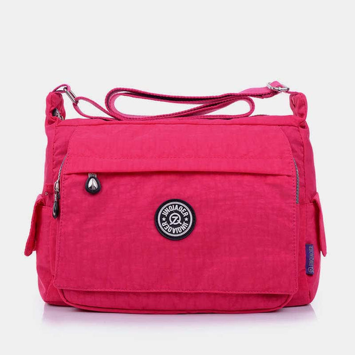 Umhängetasche Kleine Geldbörse für Damen Nylon Schultertasche mit Multi-Tasche