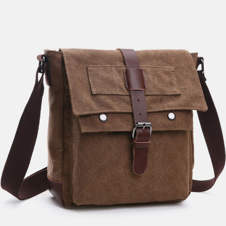 Retro Business Messenger Bag mit mehreren Taschen