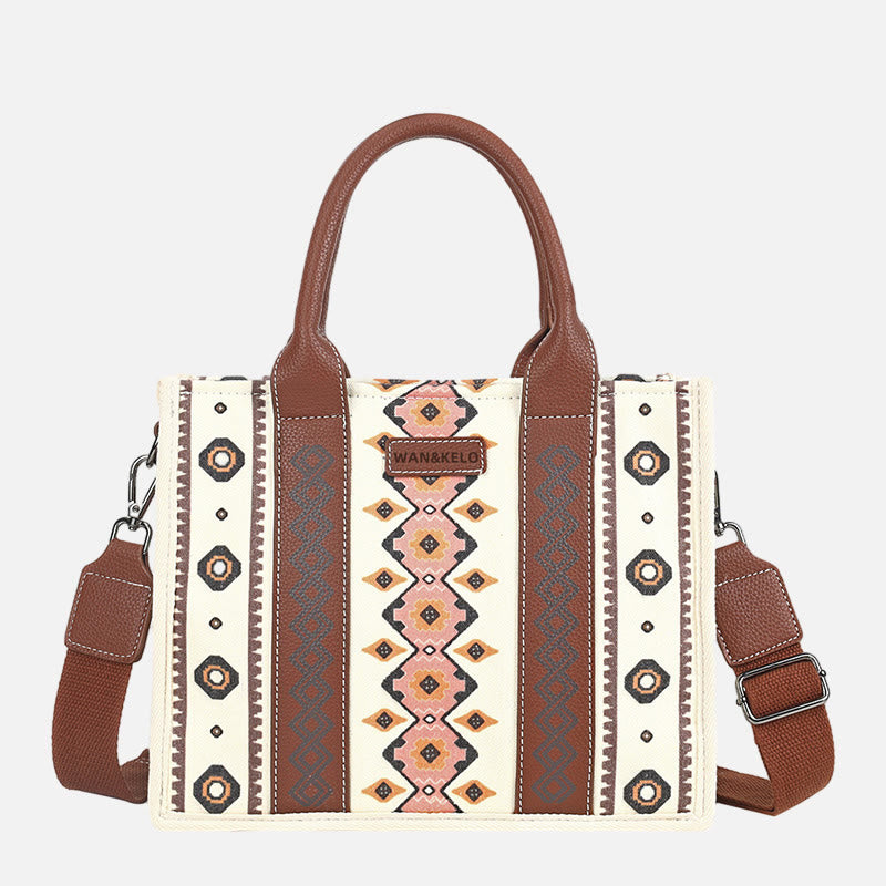 Retro Bohemian Tote für Damen, elegante Umhängetasche, Handtasche