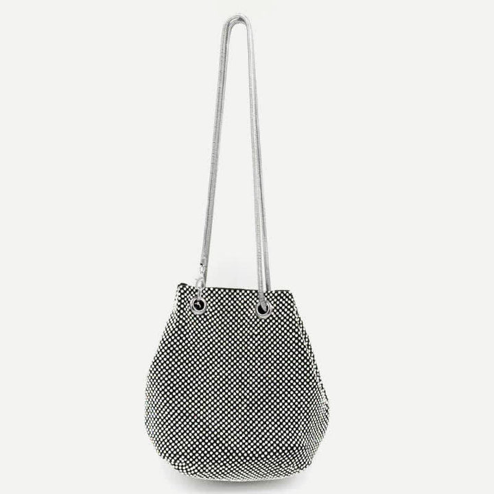 Glitzernde Umhängetasche, Geldbörse, Handtasche, Kristalle, Abendtasche für Frauen und Mädchen