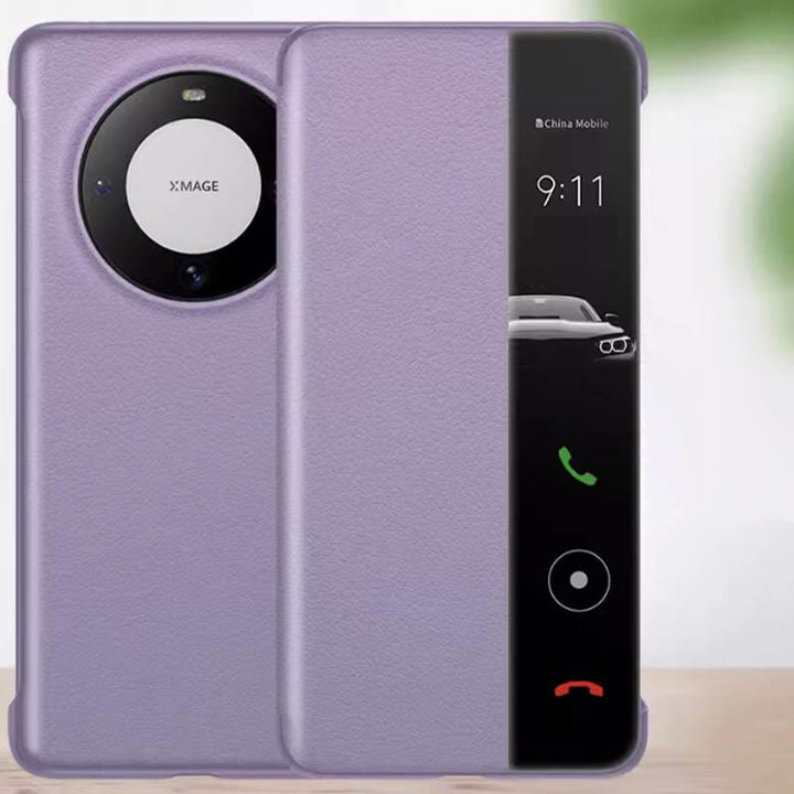 Huawei Mate-Serie - Seitenfenster - Anti-Drop-Klapptelefonhülle