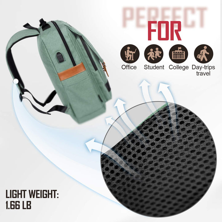 Schulrucksack mit großer Kapazität und USB-Aufladung