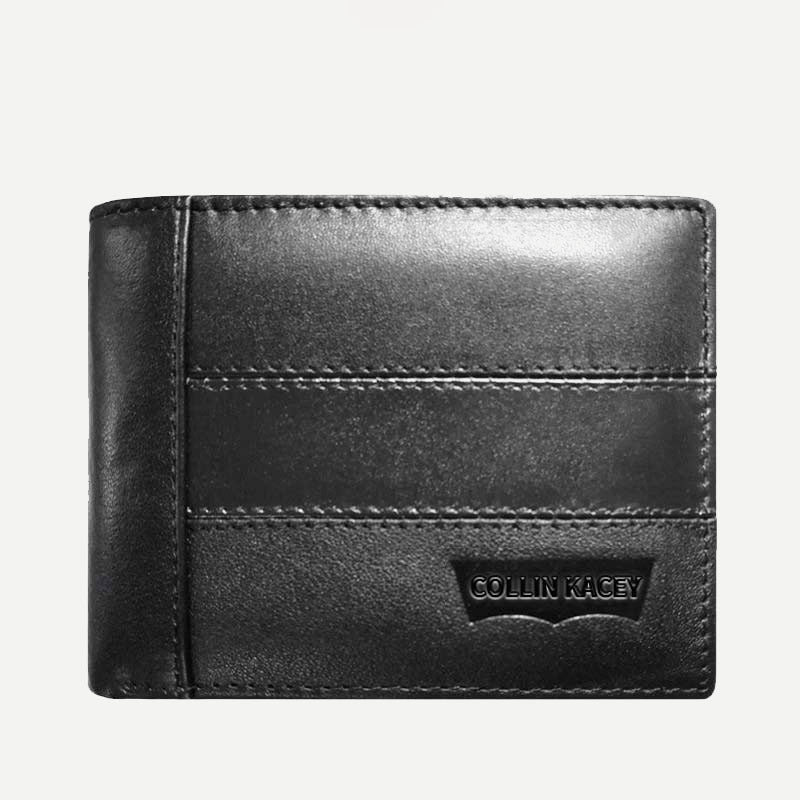 Herren Retro Bifold Kurze Geräumige Leder Geldbörse Multi Style Optionals