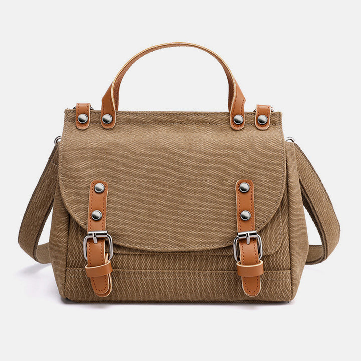 Canvas große Kapazität Vintage Umhängetasche Handtasche